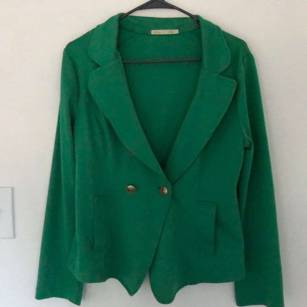 Kelly green blazer (M)